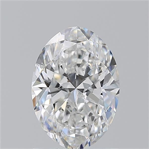 Picture of Natural Diamond 1.20 Carats, Oval with  Cut, F Color, SI2 Clarity and Certified by GIA