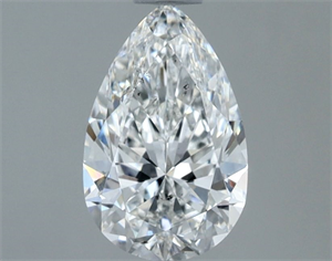 Picture of Natural Diamond 1.00 Carats, Pear with  Cut, E Color, SI1 Clarity and Certified by IGI