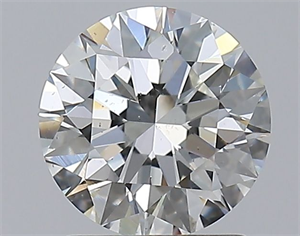 Picture of Natural Diamond 1.51 Carats, Round with Excellent Cut, H Color, SI1 Clarity and Certified by GIA
