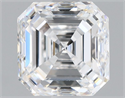 Diamante Natural 1.20 quilates, Asscher , Color D, claridad VVS2 y certificado GIA
