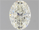 Natural Diamond 1.50 Carats, Oval with  Cut, J Color, SI1 Clarity and Certified by GIA