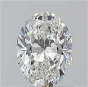 Natural Diamond 0.90 Carats, Oval with  Cut, E Color, SI1 Clarity and Certified by GIA