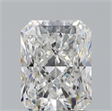 Natural Diamond 0.90 Carats, Radiant with  Cut, G Color, VS2 Clarity and Certified by GIA