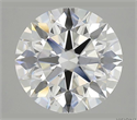 Lab Grown Diamond 4.08 Carats, Round with Excellent Cut, E Color, VS2 Clarity and Certified by GIA