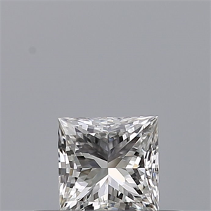 Picture of Natural Diamond 0.25 Carats, Princess with  Cut, E Color, VVS2 Clarity and Certified by GIA