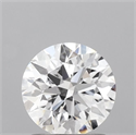 Lab Grown Diamond 1.30 Carats, Round with Ideal Cut, D Color, VS2 Clarity and Certified by IGI