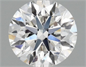 Lab Grown Diamond 0.97 Carats, Round with Excellent Cut, E Color, VVS2 Clarity and Certified by IGI