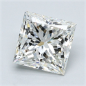 Diamante Natural 2.20 quilates, Princesa , Color I, claridad VS2 y certificado GIA