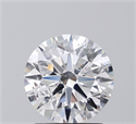 Natural Diamond 1.35 Carats, Round with Excellent Cut, E Color, SI2 Clarity and Certified by IGI