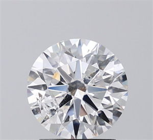 Picture of Natural Diamond 1.35 Carats, Round with Excellent Cut, E Color, SI2 Clarity and Certified by IGI
