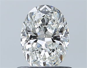 Picture of Natural Diamond 0.70 Carats, Oval with  Cut, H Color, SI1 Clarity and Certified by GIA