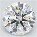 Lab Grown Diamond 3.18 Carats, Round with Ideal Cut, D Color, VVS1 Clarity and Certified by IGI