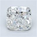 Diamante Natural 3.52 quilates, Del cojín , Color G, claridad SI2 y certificado GIA