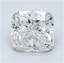 Diamante Natural 3.52 quilates, Del cojín , Color G, claridad SI2 y certificado GIA