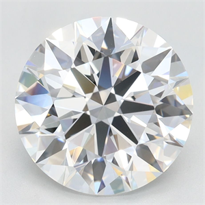 Picture of Lab Grown Diamond 3.31 Carats, Round with Excellent Cut, D Color, VVS1 Clarity and Certified by GIA