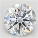 Lab Grown Diamond 2.91 Carats, Round with Excellent Cut, D Color, VVS1 Clarity and Certified by GIA