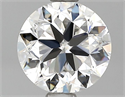 Natural Diamond 0.90 Carats, Round with Very Good Cut, G Color, IF Clarity and Certified by GIA