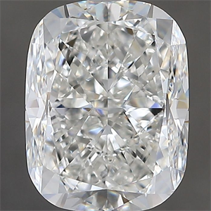 Picture of Natural Diamond 3.30 Carats, Cushion with  Cut, H Color, SI1 Clarity and Certified by GIA