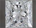 Diamante Natural 1.21 quilates, Princesa , Color F, claridad SI1 y certificado GIA
