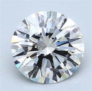 Picture of Lab Grown Diamond 2.69 Carats, Round with Excellent Cut, F Color, VS1 Clarity and Certified by GIA