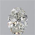 Diamante Natural 0.71 quilates, Ovalado , Color J, claridad VVS2 y certificado GIA