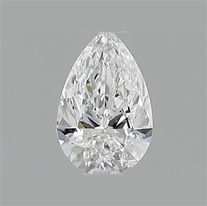 Picture of Natural Diamond 0.59 Carats, Pear with  Cut, E Color, VS1 Clarity and Certified by GIA
