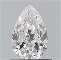 Natural Diamond 0.70 Carats, Pear with  Cut, E Color, VVS1 Clarity and Certified by GIA