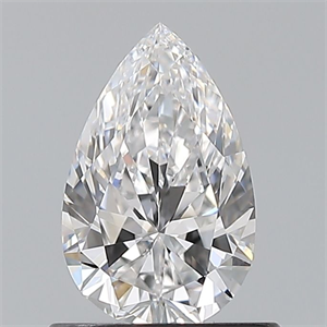 Picture of Natural Diamond 0.70 Carats, Pear with  Cut, E Color, VVS1 Clarity and Certified by GIA