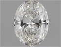 Natural Diamond 0.30 Carats, Oval with  Cut, F Color, SI2 Clarity and Certified by GIA