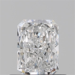 Picture of Natural Diamond 0.52 Carats, Radiant with  Cut, E Color, VS1 Clarity and Certified by GIA