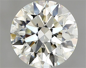 Picture of Natural Diamond 0.81 Carats, Round with Excellent Cut, J Color, VS2 Clarity and Certified by GIA
