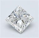 Diamante Natural 1.20 quilates, Princesa , Color H, claridad VS1 y certificado GIA