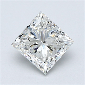 Foto Diamante Natural 1.20 quilates, Princesa , Color H, claridad VS1 y certificado GIA de
