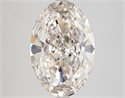 Natural Diamond 3.01 Carats, Oval with  Cut, J Color, VVS2 Clarity and Certified by GIA