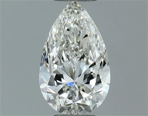 Picture of Natural Diamond 0.60 Carats, Pear with  Cut, I Color, VS2 Clarity and Certified by GIA
