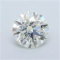 Natural Diamond 0.60 Carats, Round with Excellent Cut, L Color, VS1 Clarity and Certified by GIA