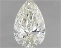 Natural Diamond 1.00 Carats, Pear with  Cut, K Color, IF Clarity and Certified by IGI