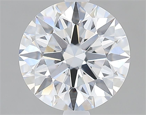 Picture of Lab Grown Diamond 2.70 Carats, Round with Excellent Cut, F Color, VS1 Clarity and Certified by GIA