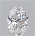 Natural Diamond 1.20 Carats, Oval with  Cut, E Color, VVS2 Clarity and Certified by GIA