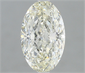 Natural Diamond 1.01 Carats, Oval with  Cut, H Color, VVS2 Clarity and Certified by IGI