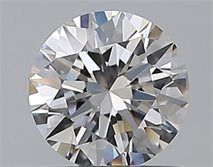 Picture of Natural Diamond 0.72 Carats, Round with Excellent Cut, F Color, VS1 Clarity and Certified by GIA