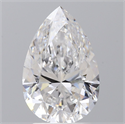 Natural Diamond 2.20 Carats, Pear with  Cut, E Color, SI2 Clarity and Certified by GIA