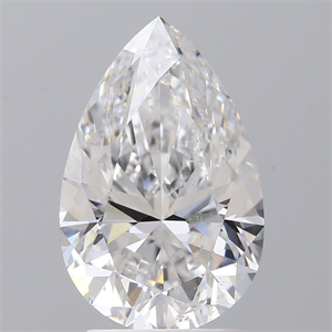 Picture of Natural Diamond 2.20 Carats, Pear with  Cut, E Color, SI2 Clarity and Certified by GIA