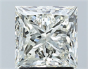 Diamante Natural 2.01 quilates, Princesa , Color I, claridad VVS2 y certificado IGI