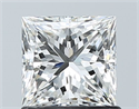 Natural Diamond 1.01 Carats, Princess with  Cut, G Color, VS1 Clarity and Certified by GIA