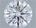 Natural Diamond 0.86 Carats, Round with Excellent Cut, F Color, IF Clarity and Certified by GIA