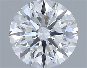 Picture of Natural Diamond 0.86 Carats, Round with Excellent Cut, F Color, IF Clarity and Certified by GIA