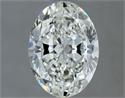 Diamante Natural 1.30 quilates, Ovalado , Color H, claridad SI2 y certificado GIA