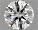 Diamante Natural 0.80 quilates, Redondo , Color G, claridad SI2 y certificado GIA
