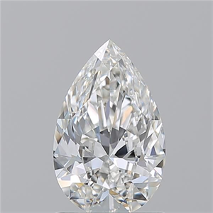 Picture of Natural Diamond 1.27 Carats, Pear with  Cut, G Color, IF Clarity and Certified by GIA